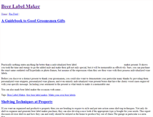 Tablet Screenshot of beerlabelmaker.reviewtrend.com