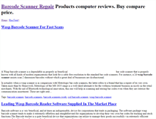 Tablet Screenshot of barcodescannerrepair.reviewtrend.com