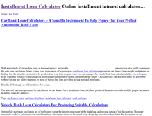 Tablet Screenshot of installmentloancalculator.reviewtrend.com