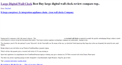 Desktop Screenshot of largedigitalwallclock.reviewtrend.com