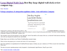 Tablet Screenshot of largedigitalwallclock.reviewtrend.com